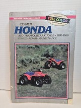 Clymer Honda ATC TRX Fourtrax 70-125 1970-1987 Repair Manual : M311 - $19.35