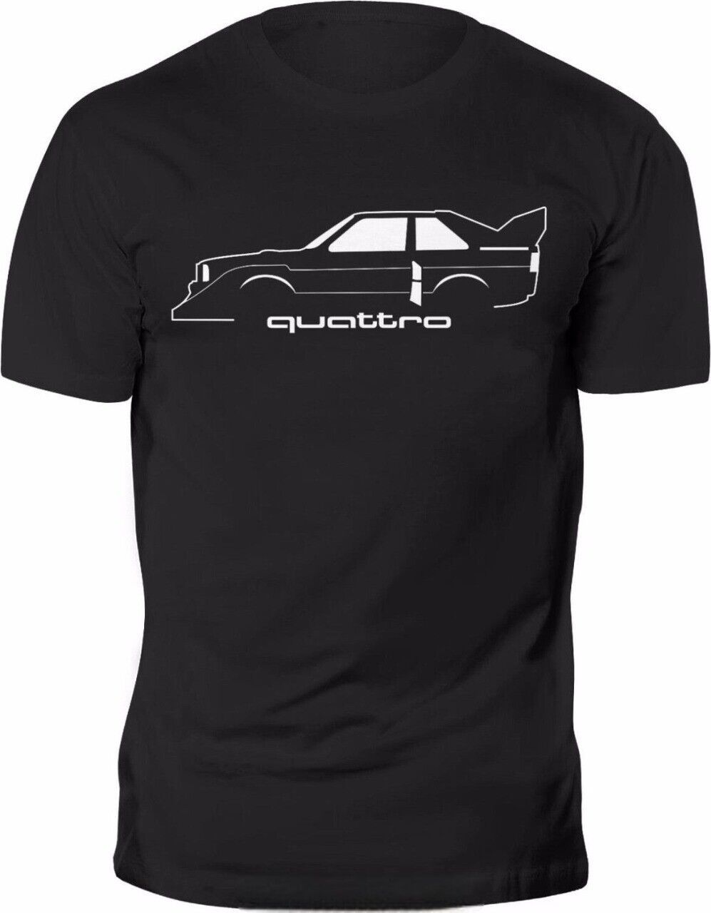 Audi Quattro Silhouette rally group B classic car t-shirt - $16.83+