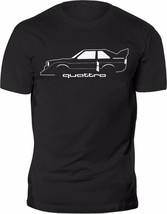 Audi Quattro Silhouette rally group B classic car t-shirt - $320.38 MXN+