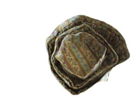 NEW Longaberger 7&quot; 9&quot; 11&quot; Round Keeping Basket Liners Botanical Fields S... - $34.19