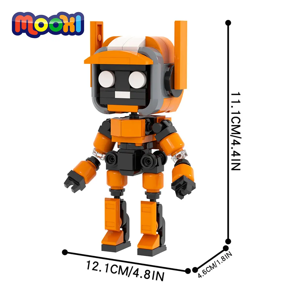 MOOXI Cartoon Movie Love-Death-Robot Model Building Block Brick Model - £11.83 GBP