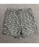 7 Diamonds Swim Trunks Men&#39;s Large Hawaiian Gray Stretch Drawstring Poly... - $20.92 CAD