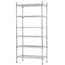 48 Inch L 18 Inch W 82 Inch H Wire Shelving Unit 2100Lbs Capacity Metal ... - £130.98 GBP