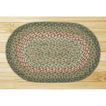 Capitol Importing Green-Burgundy - 10 in. x 15 in. Oval Swatch - $702.63 MXN