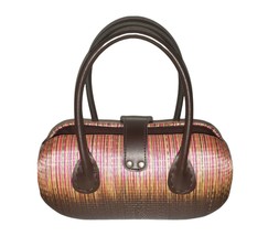Purse Handbag Ombre Woven Rainbow Starburst 6.25&quot; x 11.5&quot; design - £17.24 GBP