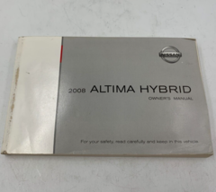 2008 Nissan Altima Hybrid Owners Manual Handbook OEM J02B52019 - £21.57 GBP
