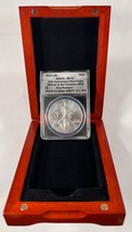 2011-S Silver American Eagle Graded by ANACS as MS-70 First Release 25th Ann - $104.28