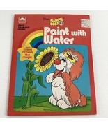 Disney Fluppy Dogs Paint With Water Book Vintage 1986 Golden Tear Out Pa... - $33.76 CAD
