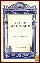 Salle Marivaux Cinema Vintage Program Paris France Griffith 1922 - $34.68