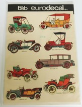 Vintage BSB Eurodecal Decals Decorative Transfers 1900&#39;s Classic Cars - £7.81 GBP