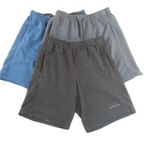 Eddie Bauer Lot Boys Camp Fleece Shorts Size Medium - £16.88 GBP