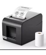 MUNBYN POS Printer 80mm USB Receipt Printer POS Receipt Printer with Aut... - £33.37 GBP