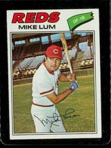 Vintage 1977 TOPPS Baseball Trading Card #601 MIKE LUM Cincinnati Reds - £8.63 GBP