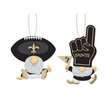 New Orleans Saints Ornament Gnome Fan 2 Pack - $36.99