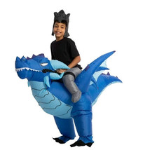 Spooktacular Creations Inflatable Costume Riding a Fire or Ice Dragon Halloween - £15.95 GBP