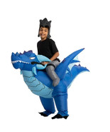 Spooktacular Creations Inflatable Costume Riding a Fire or Ice Dragon Ha... - £15.71 GBP