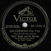 Fats Waller &amp; Rhythm 78 Oh Frenchy / It&#39;s A Sin To Tell A Lie EE- / E- SH3F - £5.56 GBP