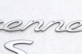 03-10 PORSCHE CAYENNE S TRUNK REAR EMBLEM BADGE E6387 image 4