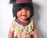 Goldenvale 1-2000 Plastic Native American Indian Doll w Drum Clothes 10 ... - $19.79