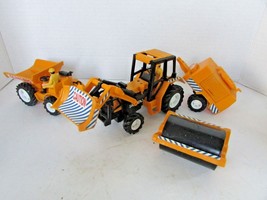 New Ray Toys 4 Construction Vehicles Dump Generator Roller Front Loader L17 - £4.34 GBP