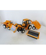 NEW RAY TOYS 4 CONSTRUCTION VEHICLES DUMP GENERATOR ROLLER FRONT LOADER L17 - $106.94 MXN