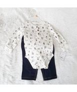 CARTER&#39;S BABY 2pc Long Sleeve Top &amp; Pants Set, &quot;BABY BOY&quot; (Size 12M) ~ N... - $224.64 MXN
