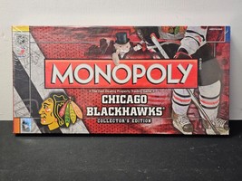 NEW Monopoly Chicago Blackhawks Collector&#39;s Edition 2010 NHL Game Sealed... - $49.45