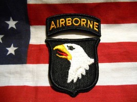 101ST AIRBORNE DIVISION COLOR SSI PATCH TWO PIECE - £5.52 GBP