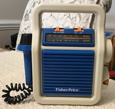 Fisher Price AM/FM Radio with Microphone: 3805, Vintage, FOR PARTS OR RE... - $14.85