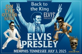 Elvis Presley,Back to the King on the other side.HAND SIGNED BY THE ARTI... - $3,188.26 MXN