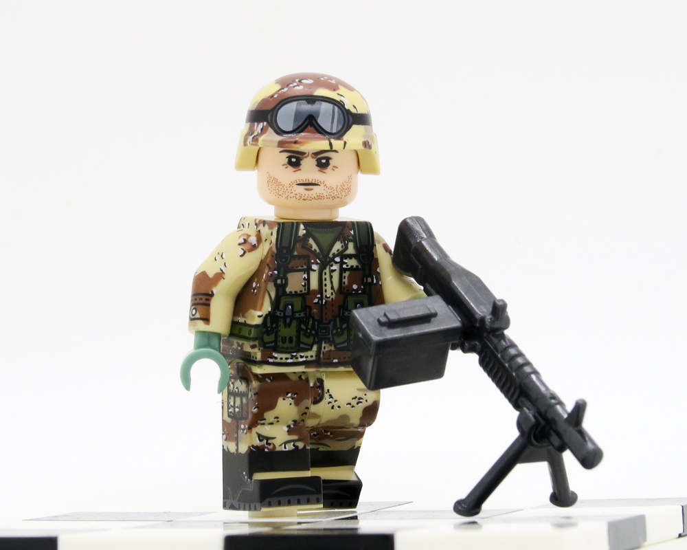 Modern US Army minifigure Desert Storm Gulf War  M60 DS_H_002 - $4.95