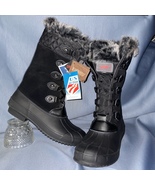 Khombu Black Waterproof Snow Duck Tall Boots COLBY S/N 79952, Women Size... - £39.02 GBP