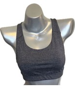 Old Navy Sports Bra Size Medium Gray Strappy Back Workout Gym Athletic W... - $282.25 MXN
