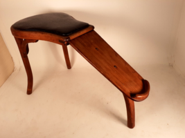 Rare Bentwood (Thonet?) Shoe Fitting Stool, Superb Condition, 1920s-30s - $135.23