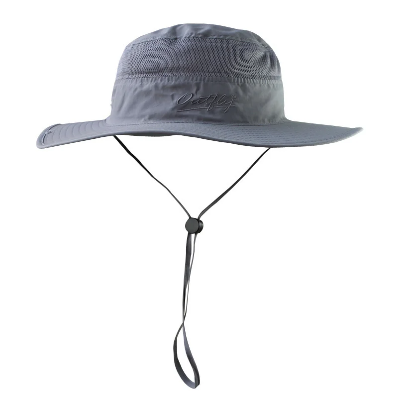 Plus Size Sun Hat Adult Summer Outdoor Mountaineering Panama Outdoor Fis... - £16.39 GBP
