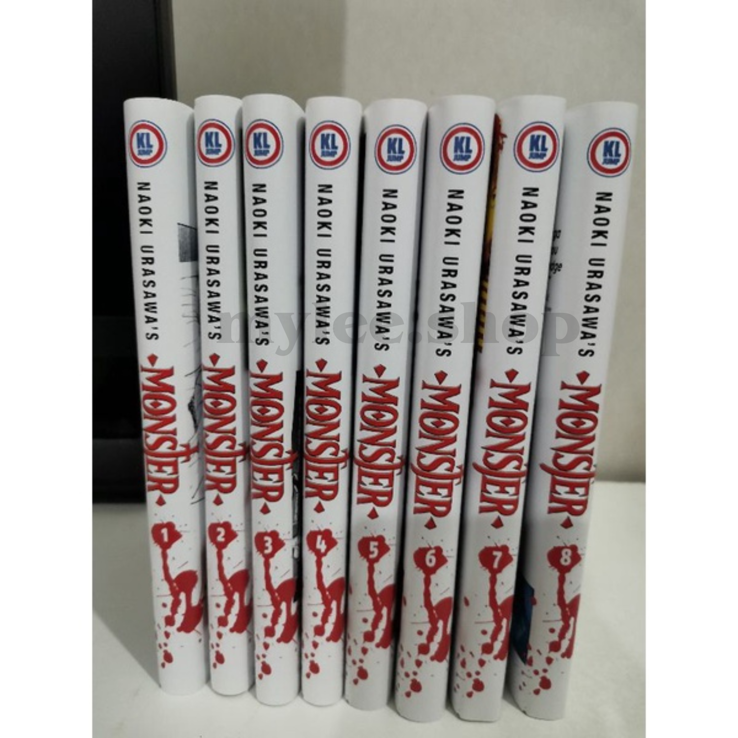 Monster 英語版　漫画　English Manga Monster Manga by Naoki Urasawa Volume 1-18(END) Loose OR