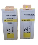 2-ELF SUNTOUCHABLE! WHOA GLOW Spf 30 SunBeam Sunscreen &amp; Makeup Primer E... - £29.18 GBP