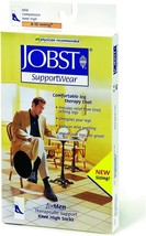 JOBST Mens Dress Knee High Closed Toe Compression Stockings, 8-15 mmHg - £31.96 GBP