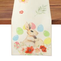 QIHOMPIB Easter Table Runner 13x72 Inch Pastel Rabbit Eggs Polyester - $10.16 QIHOMPIB Easter Table Runner 13x72 Inch Pastel Rabbit Eggs Polyester - $10.16