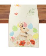 QIHOMPIB Easter Table Runner 13x72 Inch Pastel Rabbit Eggs Polyester - $188.43 MXN QIHOMPIB Easter Table Runner 13x72 Inch Pastel Rabbit Eggs Polyester - $188.43 MXN