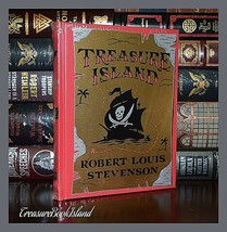 New Treasure Island by Robert Louis Stevenson Sealed Leather Bound Collectible - £18.94 GBP