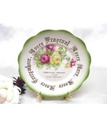 2853 Antiques Knowles Portland Oregon Rose Carnival Collector Plate - £8.79 GBP