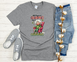 Graphic Tee, Gift Shirt, What Happens At Grandmas Stays At Grandmas, T-S... - $29.95