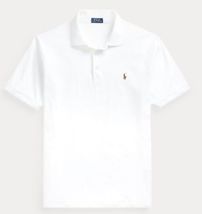 POLO RALPH LAUREN SIZE XXL WHITE YELLOW 3-BUTTON COTTON SOFT TOUCH INTER... - $58.90