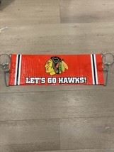 New NHL Fanbana Recoiling Banner, Chicago Blackhawks - Let&#39;s Go Hawks! -... - £5.58 GBP