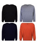 ProQuip Men&#39;s Lambswool Water-Repellent V Neck Sweater - Grey, Navy, Black - $112.41 CAD