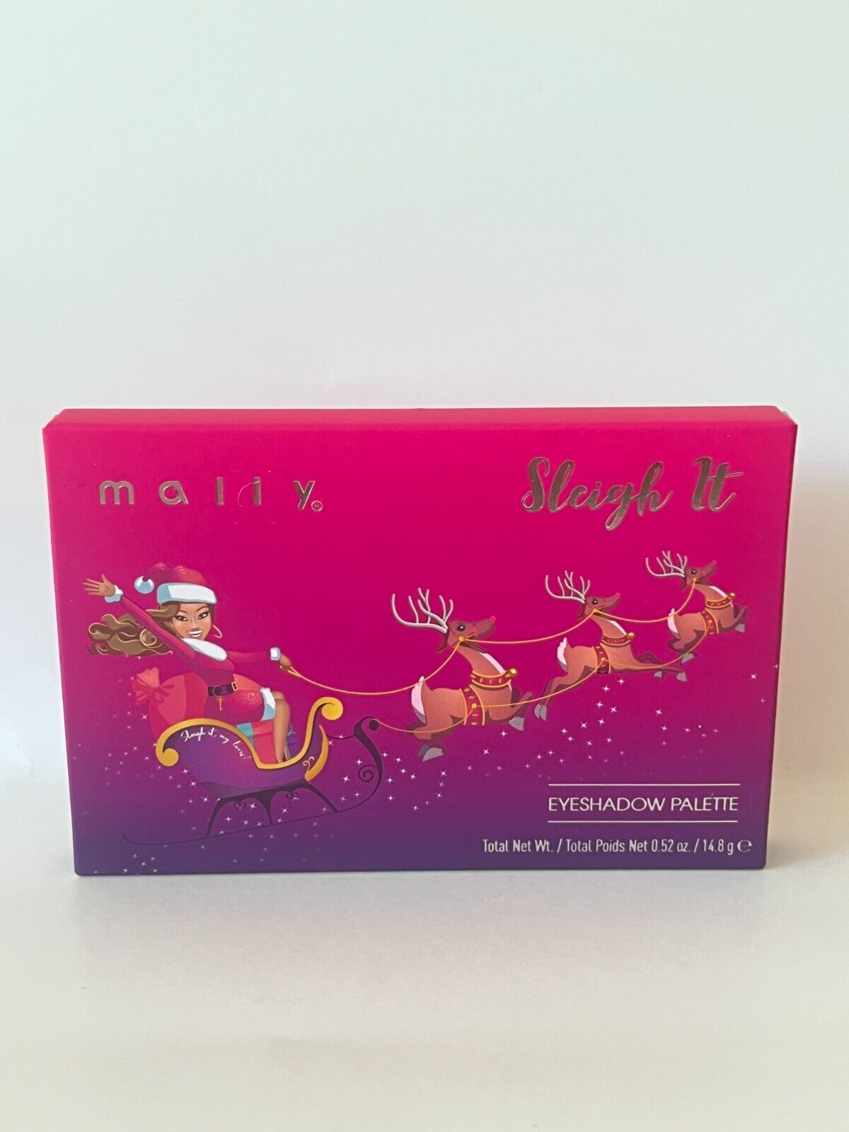 MALLY - SLEIGH IT -  EYESHADOW PALETTE - 8 COLORS - 0.52 OZ - Boxed - $14.00