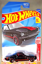 2022 Hot Wheels #192 Red Edition 11/12 &#39;65 MUSTANG 2+2 FASTBACK Black w/Blk 5 Sp - £11.86 GBP