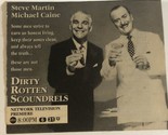 Dirty Rotten Scoundrels Tv Print Ad Vintage Steve Martin Michael Caine TPA1 - £4.67 GBP