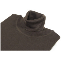 Men PRINCELY Turtle neck Sweater From Turkey Soft Merino Wool 1011-80 Brown image 3